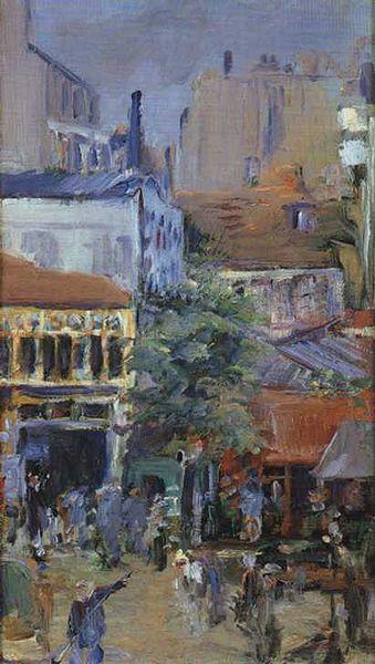 Edouard Manet Vue prise pres de la Place Clichy Sweden oil painting art